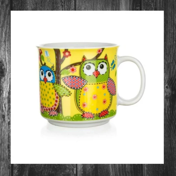 OWLS Cană pentru copii din ceramică, 210 ml, cod 60301008