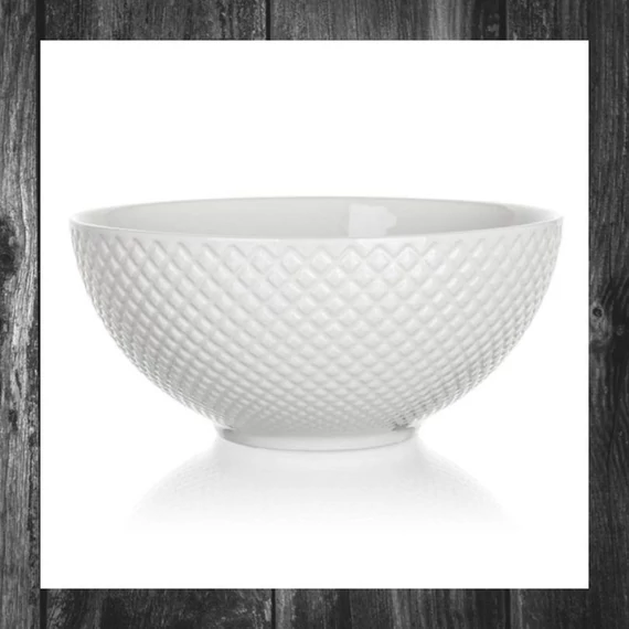 Bol din Ceramică BANQUET DIAMOND LINE, 15,4 cm, Alb, 60322124