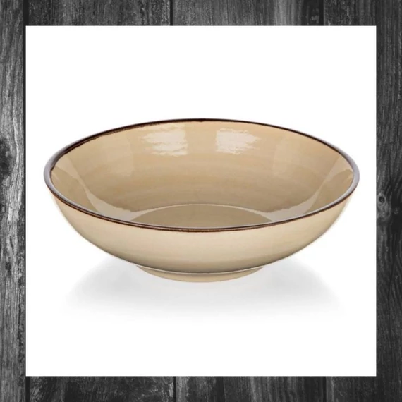 Farfurie adâncă BANQUET PALAS, 18 cm, culoare crem 60322801