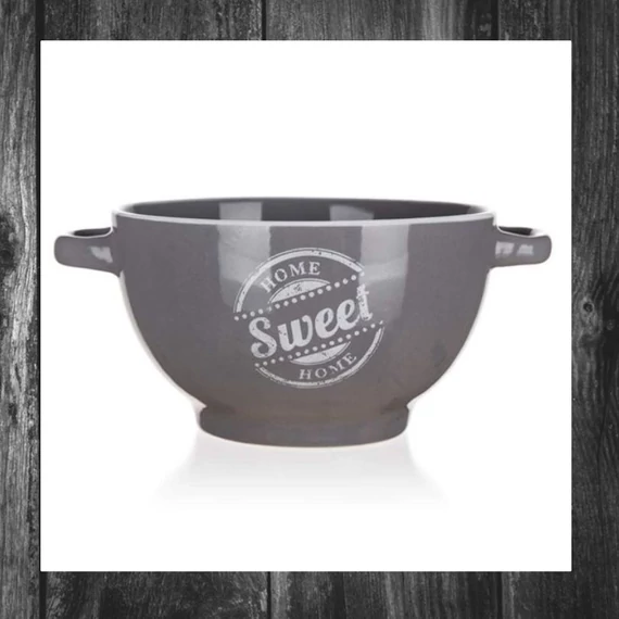 BANQUET Vas de ceramică SWEET HOME 660 ml, gri 60337165