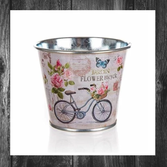HOME DECOR BICYCLE – suport metalic pentru flori, 8 x 6,5 x 5,5 cm 63918649