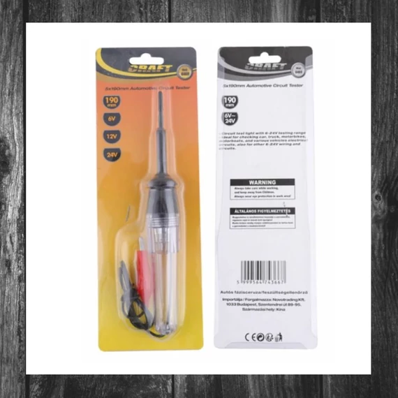 Creion de Fază Auto / Tester de Tensiune 6-24V, 5x190mm – 6469