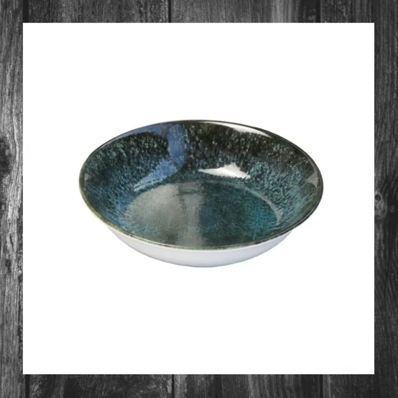 Perfect Home Adânc farfurie de supă, 21,6*5 cm, verde închis 72257 

