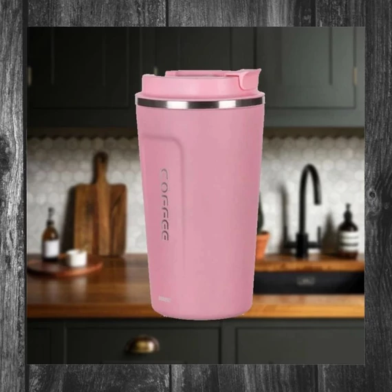 Termos cană de voiaj BANQUET ARTY 450 ml – Roz – 48788562-kk
