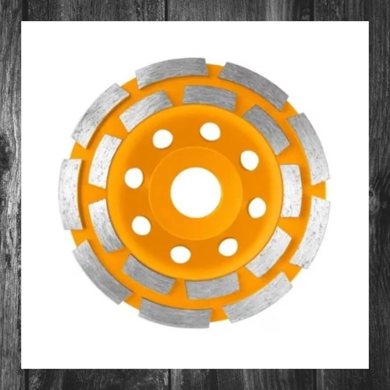 ALEI Disc de șlefuit cu diamant, 180 mm, cu 2 rânduri de segmente, pentru șlefuirea suprafețelor din piatră/marmură/granit ALEI180

