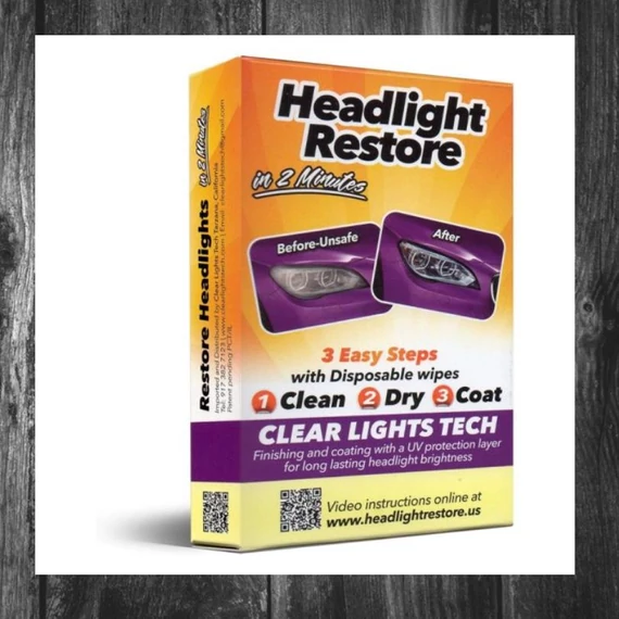 Kit de restaurare a farurilor auto Clear Lights Tech BO1KKOF8IE