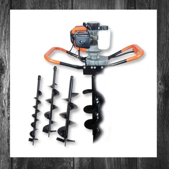 Pompă de Găurire în Sol Boxer BX-121 – 5,2 CP, 3 Burghie7000 rpm, Motor 2T