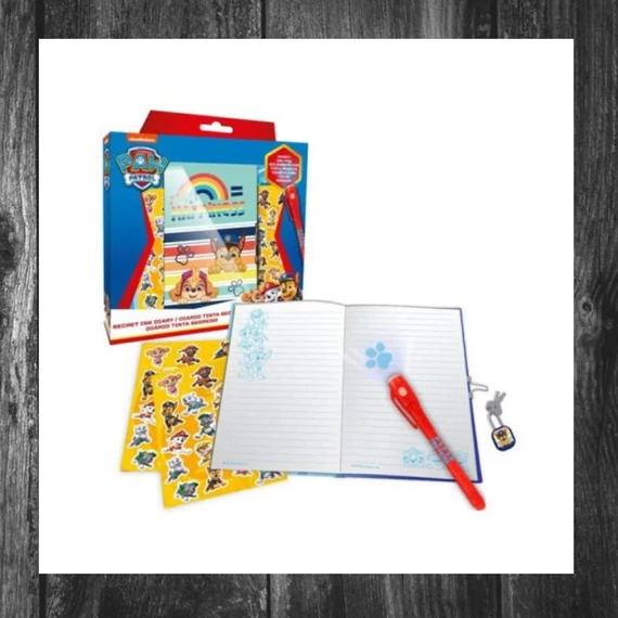 Set jurnal + stilou magic Patrula Cățelușilor – EWA19854PW