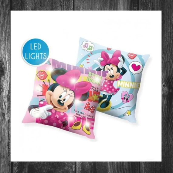 Pernă decorativă luminoasă Disney Minnie LED – EWA20877WD