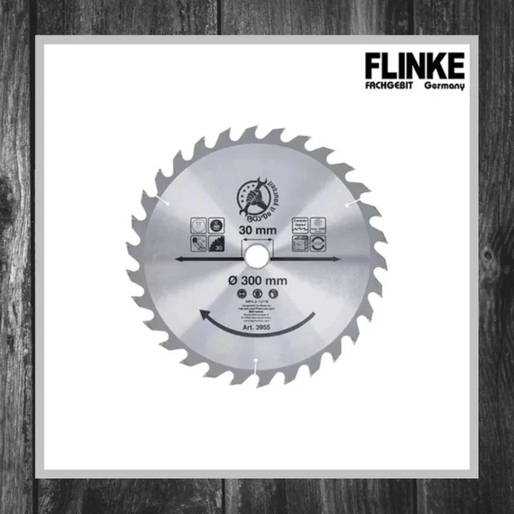 Flinke Disc de Tăiere pentru Lemn 300mm FKtarcsa300mm