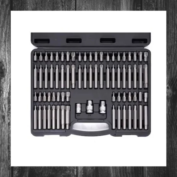 Set de Torx și bitfeuri HEX, 75 piese | Haina HA-0062
