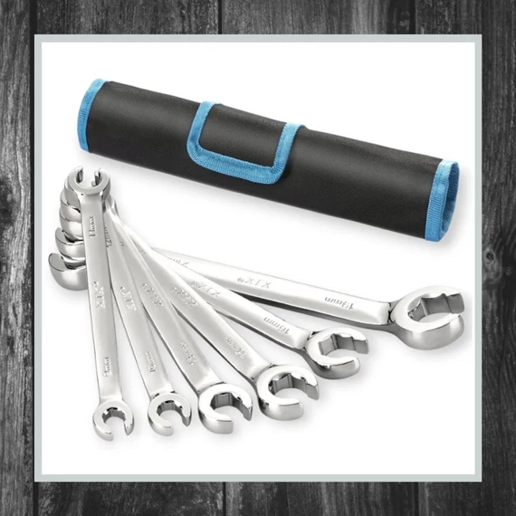 Haina HA-2623 – Set de chei deschise pentru racorduri, 7 piese