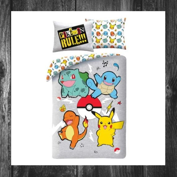 Set lenjerie de pat Pokémon Rule! – 140×200 cm – HAX609772