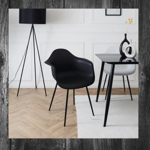 Scaun Gustav negru HD0491