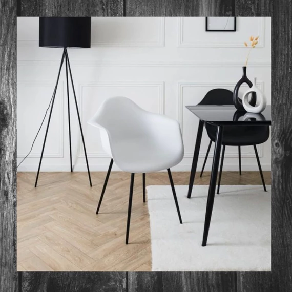Scaun Gustav alb HD0492