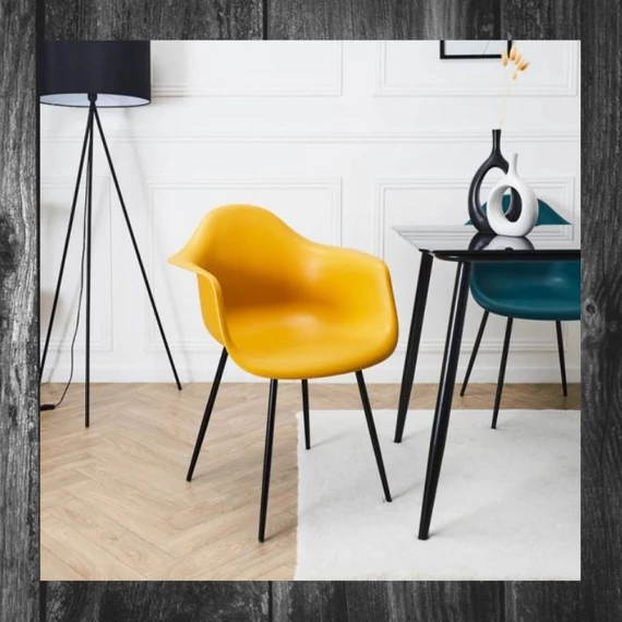Scaun Gustav galben HD0494