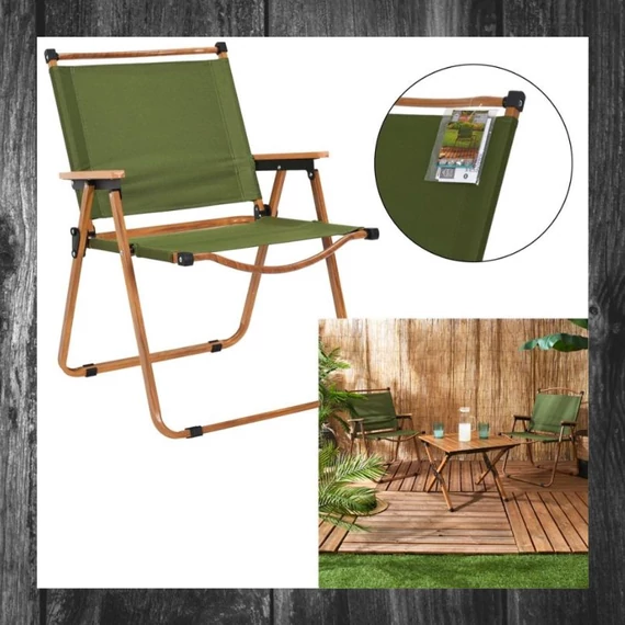 Scaun de camping Mariposa Green, verde – HDO0061