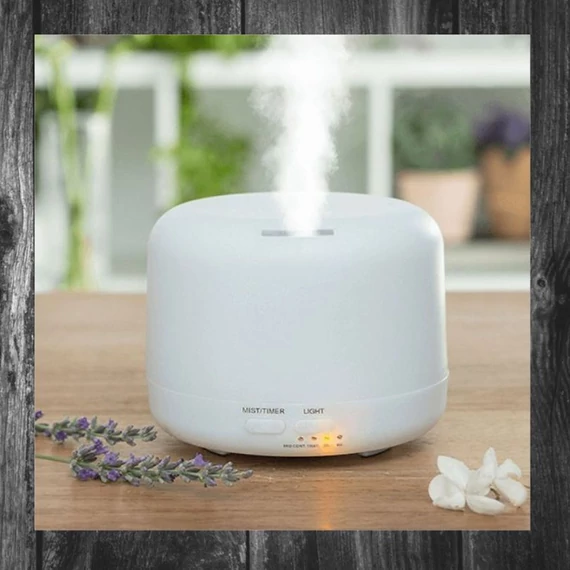 Umidificator aromaterapie cu lumină LED și schimbare de culori InnovaGoods, model KE20-253