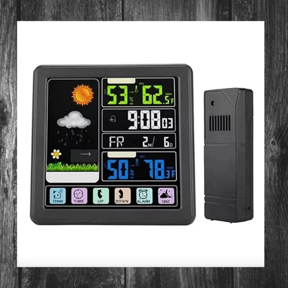 Dispozitiv wireless de prognoză meteo cu alarmă – Model KE24-526