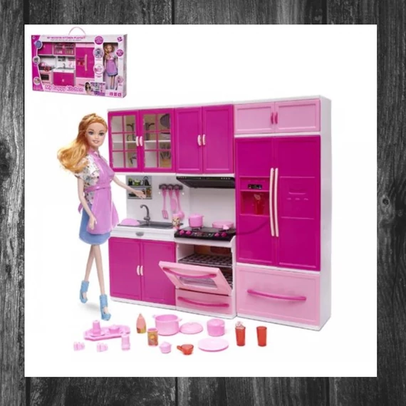 Set de joc Silvan Girl Happy Farm cu păpușă – OC0958424
