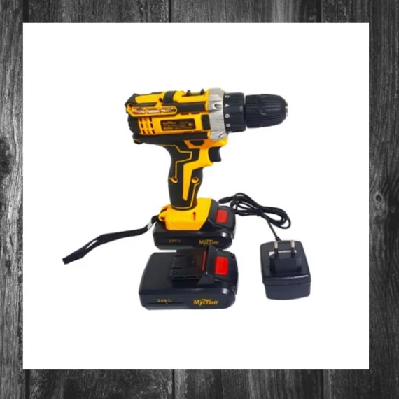 THO Mașină de Găurit cu Acumulator, Set Multifuncțional, cu 2 Acumulatori - în Valiză M-9046