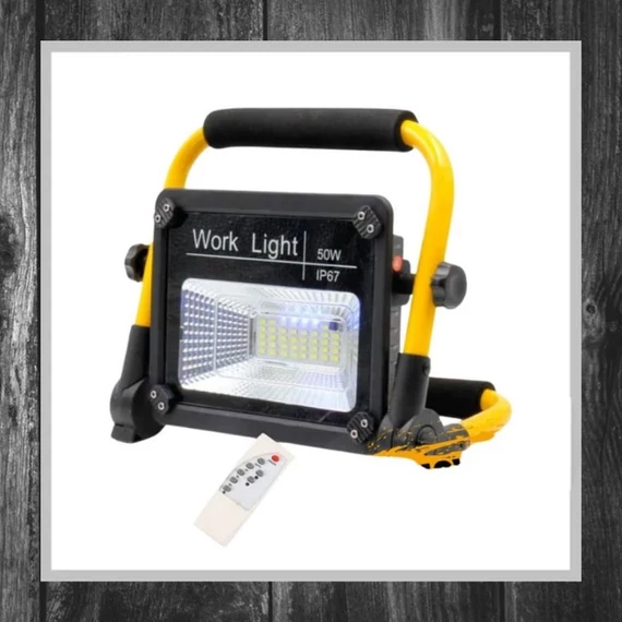 Lampa de lucru solară de 50W cu telecomandă MUNKALAMPA50W