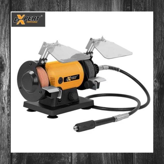 Polizor Dublu Mini Expert 120W, 75mm, +10 Accesorii – NXBG1276