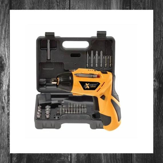 Șurubelniță cu acumulator, 3.6V litiu, set de 45 NXCD36