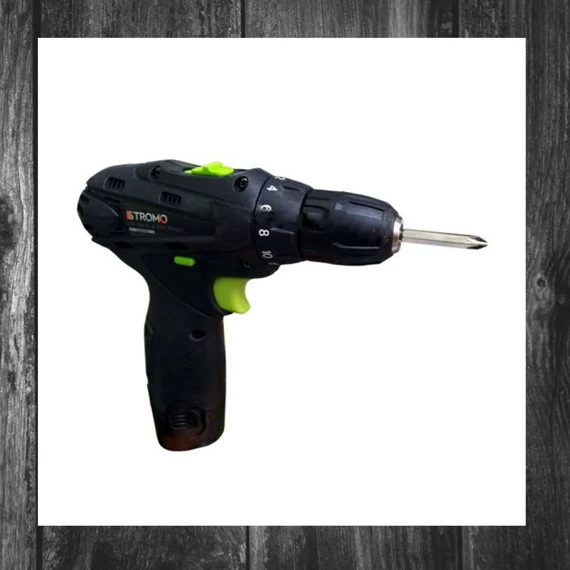 Șurubelniță electrică Stromo SA12Li, 12V, cu 2 acumulatori