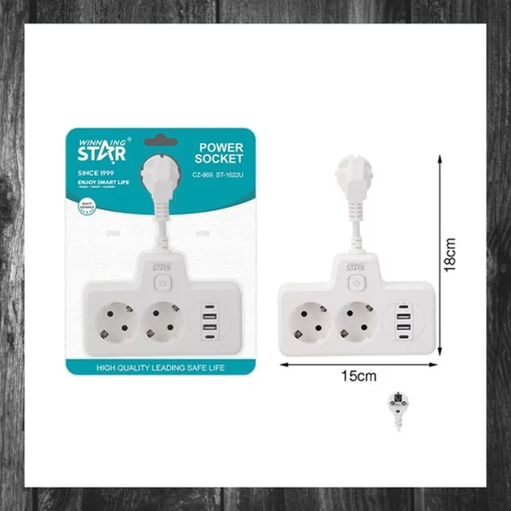 Priză de distribuție electrică Winning Star – model ST-1022U
