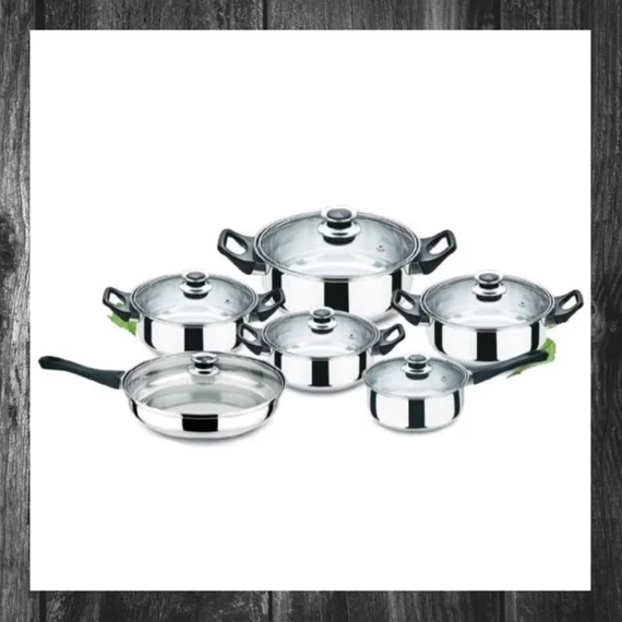 Set de vase din inox Victor, 12 piese VHZ1201
