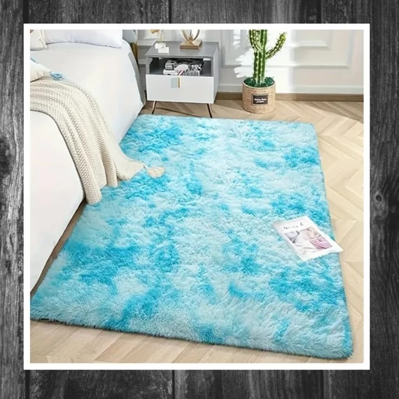 SOFTELLE Covor Pufos Albastru Deschis 60x160 WX563172vk