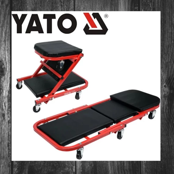 Platformă mobilă și scaun pentru service YATO YT-08802, 91 cm