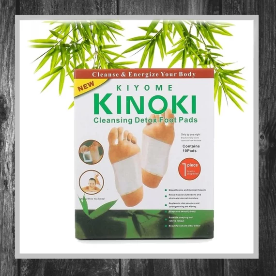 Plasturi Detoxifiere pentru Picioare Kinoki 10 bucăți (abc839)
