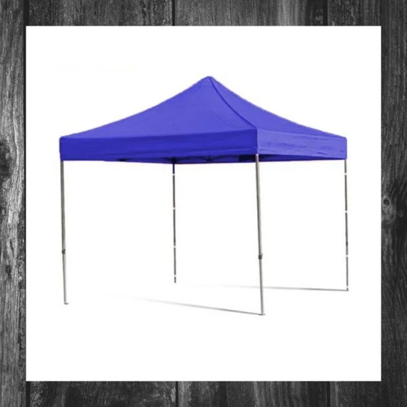 Pavilion de grădină pliabil 3x3 m, albastru – holm0482