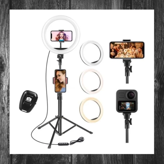 Hakutatz Lampa Selfie cu Suport 10
