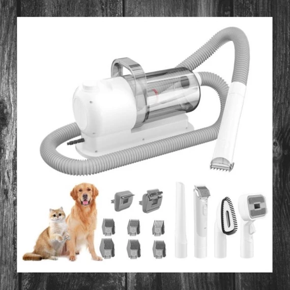 Aspirator și set de îngrijire pentru animale de companie holm8426