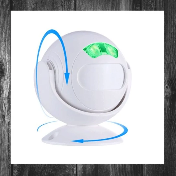Detector de mișcare wireless cu funcție de alarmă și semnal de intrare, cod HOLM9009