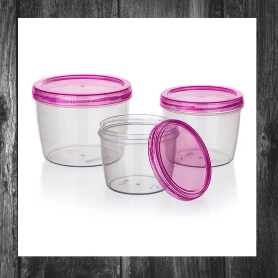 BANQUET Set de recipiente din plastic ACASSA 250 ml / 370 ml / 600 ml 55074501P