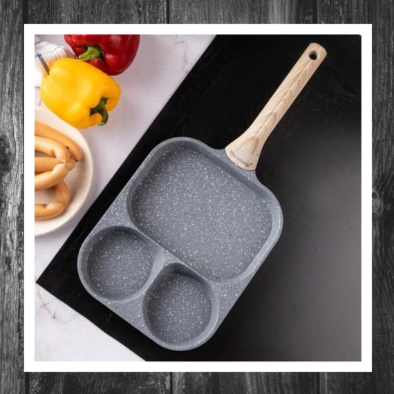Tigaie rectangulară antiaderentă Klausberg cu strat de marmură KB-7828
