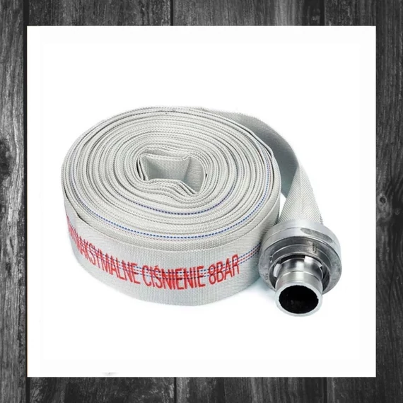 Furtun de pompieri Black 30m, 2 inch, cu conexiuni - 48056