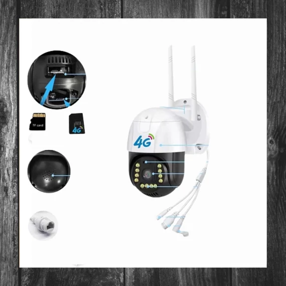 Cameră de supraveghere exterioară 4G HOLM8447