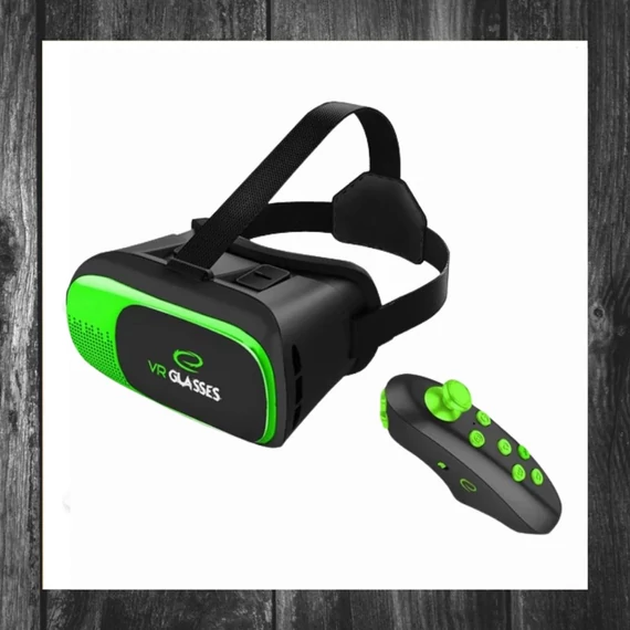 VR 3D Szemüveg okostelefonokhoz Bluetooth távirányítóval EGV300R