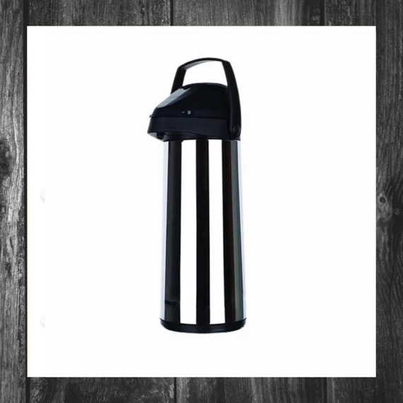 BANQUET CULINARIA rozsdamentes acél termosz pumpával, 1,9L, fekete 4819KSA0B-A