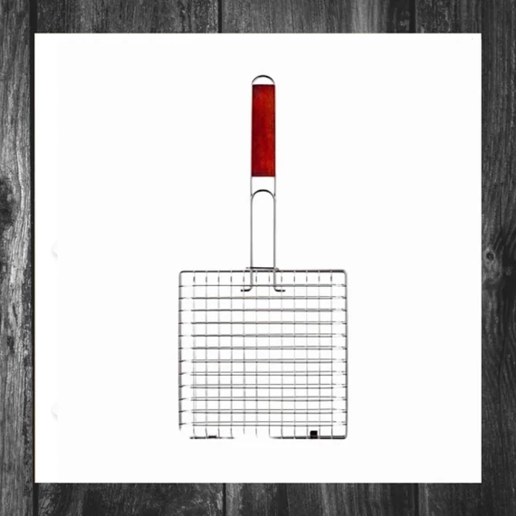 HAPPY GREEN Négyzet alakú BBQ grillrács 22 x 22 cm 5012160
