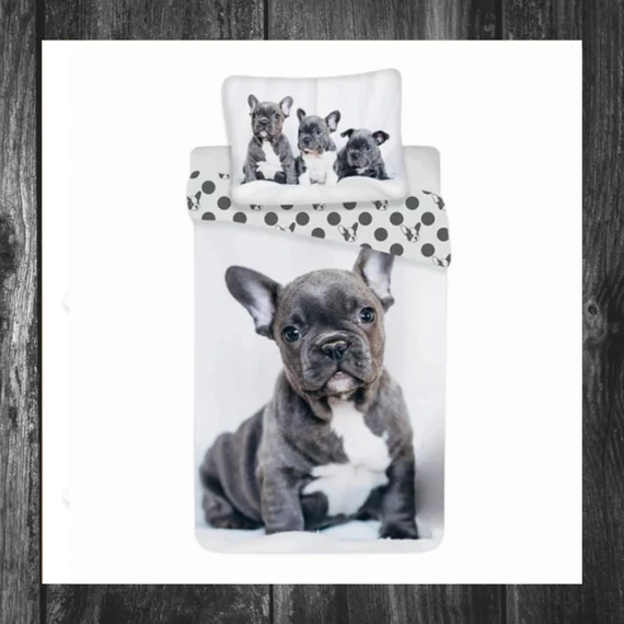 Francia bulldog ágynemű 140x200 JFK017203