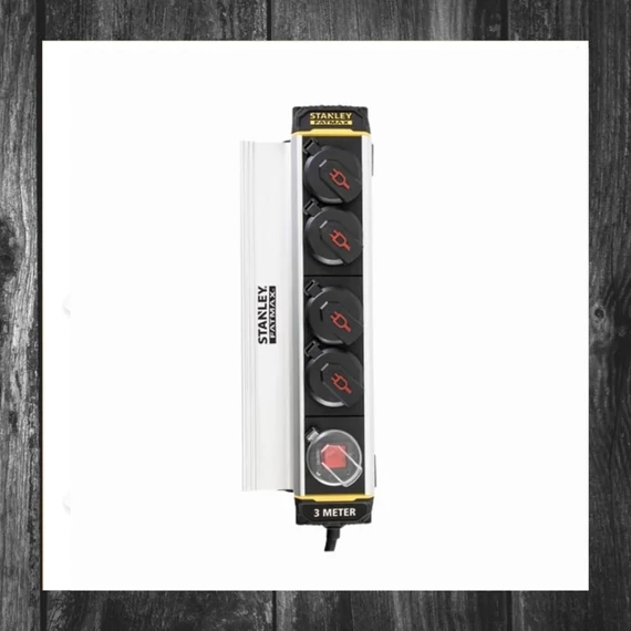 Hosszabbító kábel, 4 csatlakozós, 4 méter, 3200 W SXECCH2LAFE