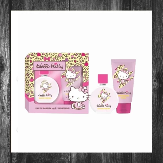 Hello Kitty Leopárd parfüm, tusfürdő HKG004