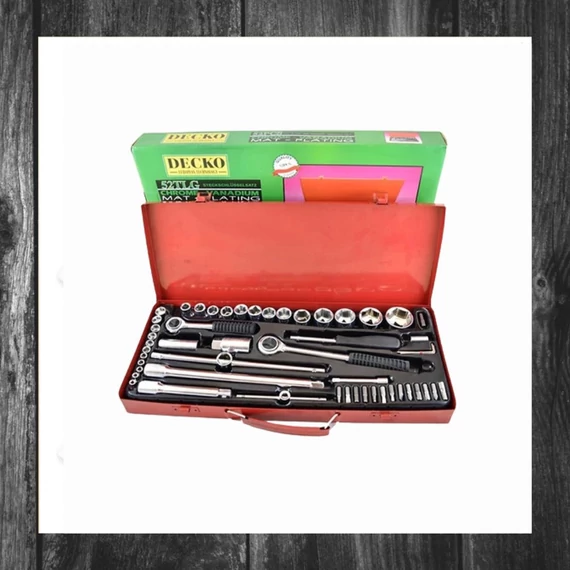 Set de chei tubulare Parsian 52 piese cu cutie metalică – P52R