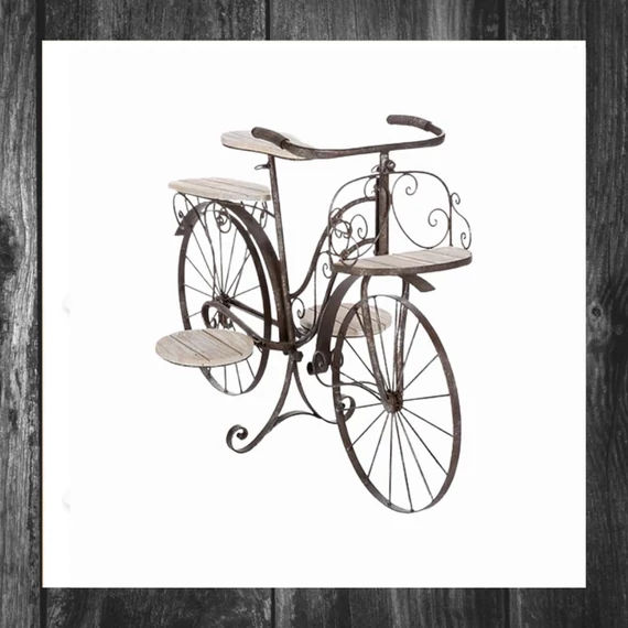 Yuma, suport de plante în formă de bicicletă, 59 cm – 124880